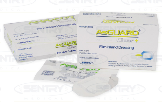 Asguard Adhesive Waterproof Film Island Dressing